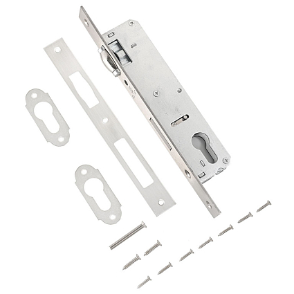 БУЛАТ ЗВ 5-1.25.00.23.08 нерж. сталь 25мм ролик.зщ под ц/м Замок врезной б/руч   от интернет площадки Гурумарт