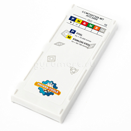 картинка Токарная пластина CCMT09T308-MT ATC 3000 от магазина Гурумарт