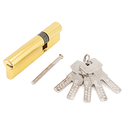 Стандарт F-01 100(30х10х60) GP 5кл золото перф. ключ/ключ Цилиндровый механизм от интернет площадки Гурумарт