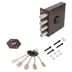 Замок накладной СЕНАТ ЗНС 1-5 Б/О 021 от интернет площадки Гурумарт  