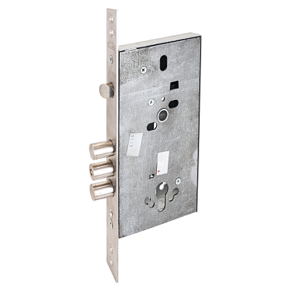 Замок врезной ЭЛЬБОР 1.01.23.0.0 ЛАЗУРИТ Б/МЕХ.Б/О, М/О 85ММ от интернет-площадки Гурумарт