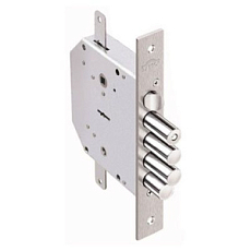 Замок врезной ЭЛЬБОР 1.06.43.5.5 (КЛ.6.11.08 НБ.Ч) ДЛИН.КЛ. ГРАНИТ ПРАВЫЙ ЗАДВ С/Т Б/О от интнрнет-магазина Замки-НТ