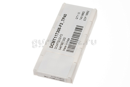 картинка Пластина токарная DCMT 11T308-F2, TP40 от магазина Гурумарт