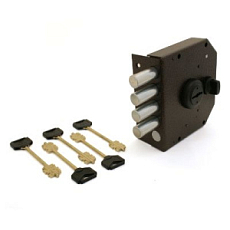 Замок накладной ЭЛЬБОР REX 3.15 Б/О 5КЛ (1.06.61) от интернет площадки Гурумарт  