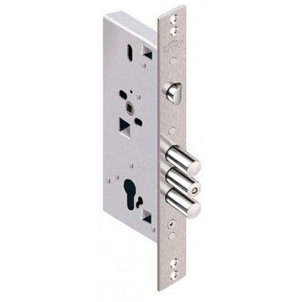 Замок врезной ЭЛЬБОР 1.01.23.0.0 ЛАЗУРИТ Б/МЕХ.Б/О, М/О 85ММ от интернет-площадки Гурумарт