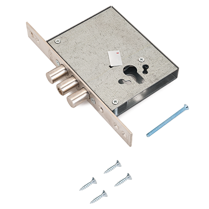 Замок врезной ЭЛЬБОР 1.01.03.0.0 ЛАЗУРИТ Б/О НИКЕЛЬ ПОД Ц/МЕХ от интернет-площадки Гурумарт