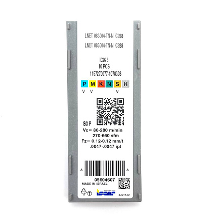 картинка Пластина фрезерная LNET 083004-TN-N IC928 от магазина Гурумарт