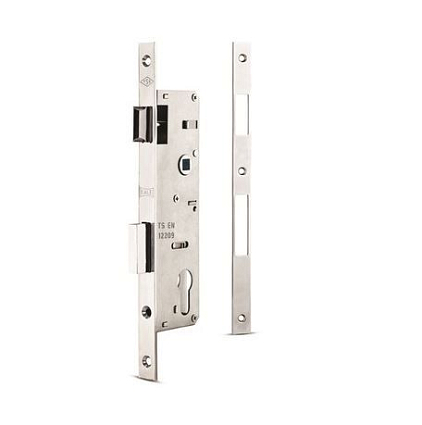 KALE 192/P 30mm W/B хром б/мех.секр м/о 92мм Замок врезной б/руч от интернет площадки Гурумарт