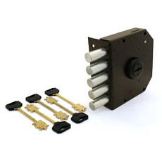 Замок накладной ЭЛЬБОР REX 3.12 5КЛ Б/О (1.06.51) от интернет площадки Гурумарт  