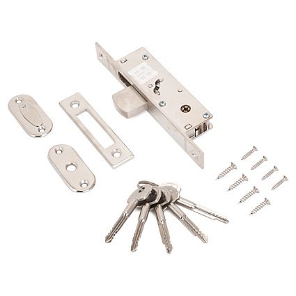 Апекс 71-K-CR хром 5кл. Замок врезной б/руч  от интернет площадки Гурумарт