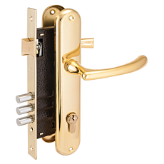 Замок врезной АЛЛЮР 0221 GP ЛАТУНЬ от интнрнет-магазина Замки-НТ