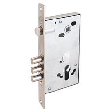 Замок врезной ЭЛЬБОР 1.03.25.0.0 КРЕМЕНЬ Б/МЕХ.Б/О, М/О 85ММ от интнрнет-магазина Замки-НТ