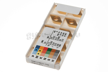 картинка Пластина токарная DCMT 11T308-F2, TP40 от магазина Гурумарт