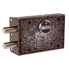 Замок накладной СЕНАТ ЗНС 4-2 3КЛ Б/О ДВУХСТОРОННИЙ 110 от интернет площадки Гурумарт  