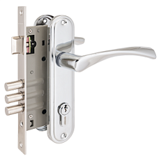 Замок врезной АЛЛЮР 103/3 CP ХРОМ от интнрнет-магазина Замки-НТ