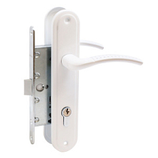 Замок врезной АЛЛЮР ЗВ 7-132/85 WW БЕЛЫЙ от интнрнет-магазина Замки-НТ