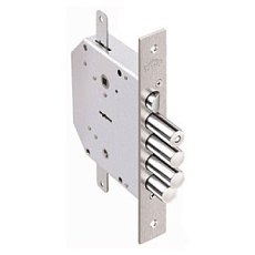 Замок врезной ЭЛЬБОР 1.06.42.5.5 (КЛ.6.11.08 НБ.Ч) ДЛИН.КЛ. ГРАНИТ ЛЕВЫЙ ЗАДВ С/Т Б/О от интнрнет-магазина Замки-НТ